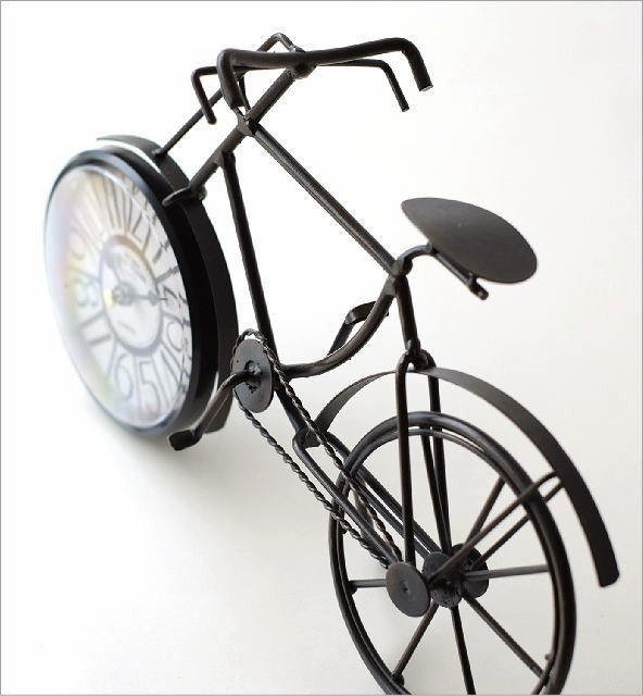 置き時計 置時計 アナログ おしゃれ アイアン レトロ デザイン