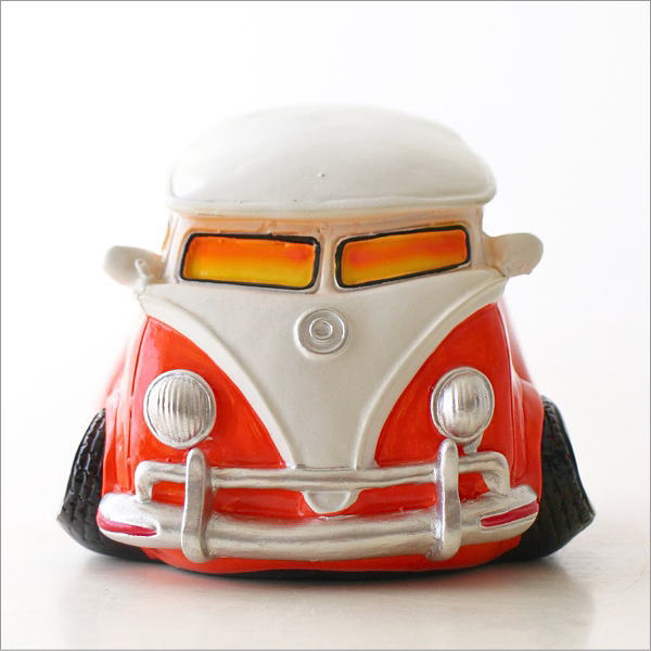 貯金箱 車 置物 オブジェ おしゃれ かわいい 500円玉 フォルクスワーゲ
