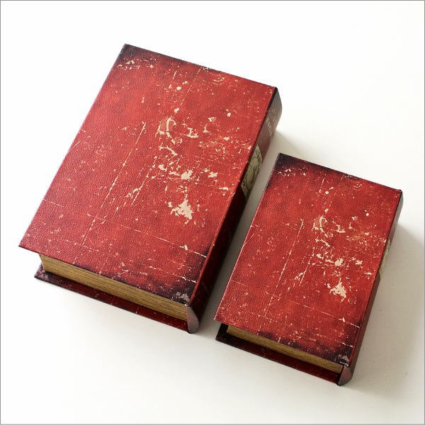 洋書 インテリア ボックス ダミー アンティーク 古書 オブジェ 本型