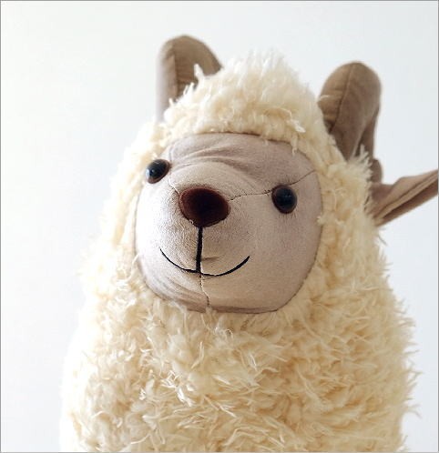 ドアストッパー 室内 ひつじ ぬいぐるみ かわいい 布 置物 置き物