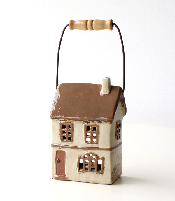 キャンドルホルダー 家 おうち 陶器 アンティーク 北欧 おしゃれ 屋外