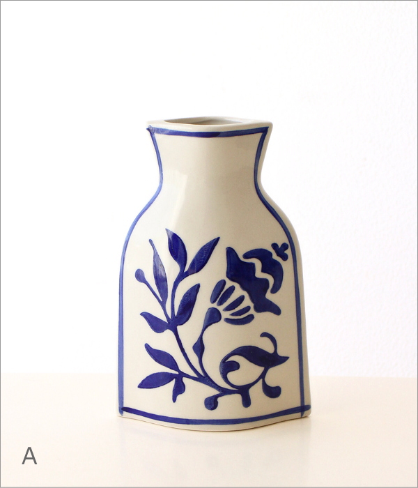 一輪挿し 陶器 磁器 花瓶 花びん おしゃれ 卓上 枝物 花挿し 焼き物