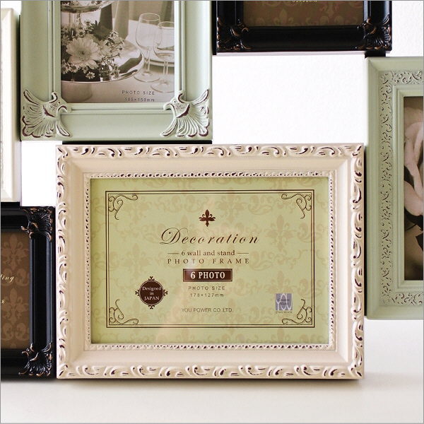 フォトフレーム 壁掛け 写真立て 卓上 複数 おしゃれ かわいい 多面