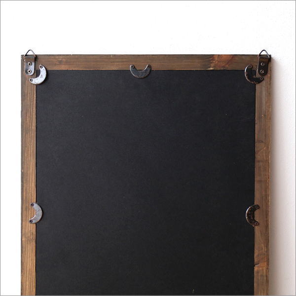 鏡 ウォールミラー 壁掛け ミラー おしゃれ アンティーク風 木製