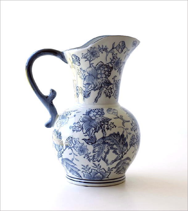 フラワーベース 花瓶 花びん 陶器 花器 おしゃれ シノワズリ モダン