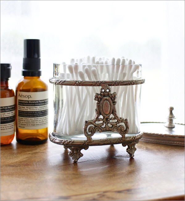 小物入れ ガラス ふた付き おしゃれ アクセサリーケース 蓋付き 真鍮