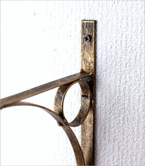 両面時計 おしゃれ 掛け時計 壁掛け時計 アイアン アンティーク調