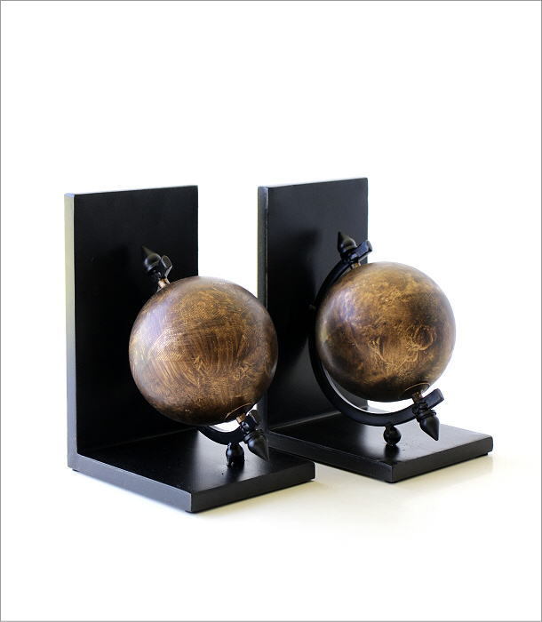 ブックエンド 地球儀 本立て 本立 ブックスタンド おしゃれ モダン
