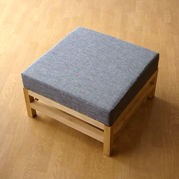 オットマン スツール 無垢材 天然木 木製 北欧 おしゃれ ローソファ