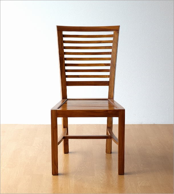 ダイニングチェア おしゃれ 木製 チーク 無垢 天然木 デスクチェア