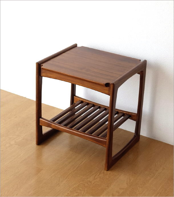 サイドテーブル おしゃれ 北欧 木製 収納 ベッドサイドテーブル ソファ