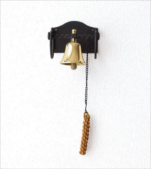 ベル 呼び鈴 真鍮 玄関 おしゃれ インテリア かわいい 店舗 アイアン