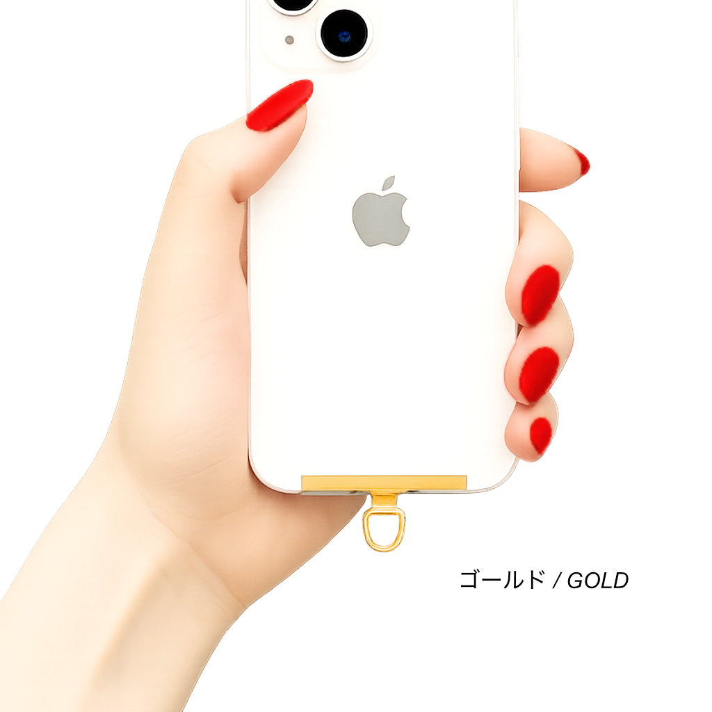 iPhone ストラップ ホルダー スマホ ステンレス ショルダー 金属