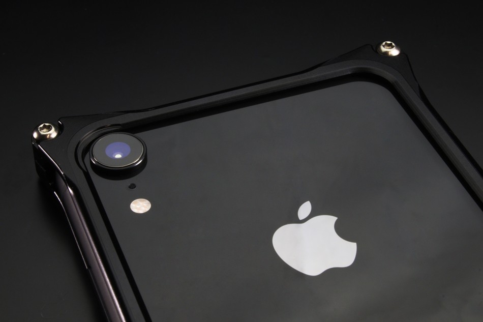 GILD design iPhoneXR (ブラック)背面カバー&バンパー GILD design（ギルドデザイン） GILDdesign iPhone XR バンパー 耐衝撃