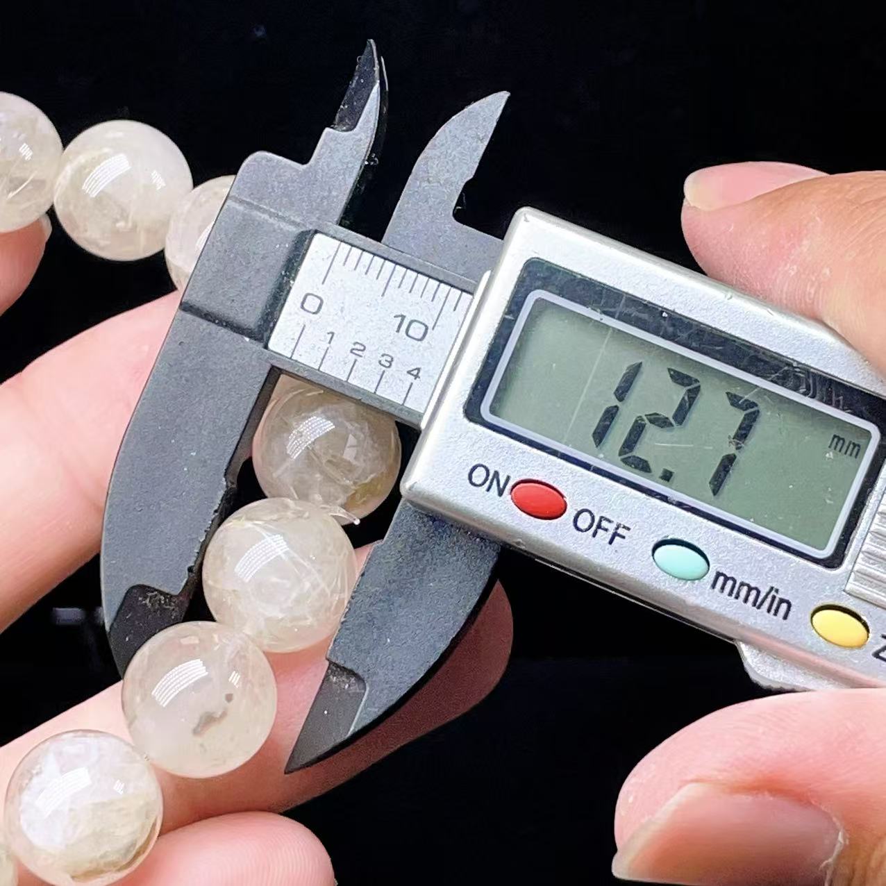 【専用】高品質✿超美品❀天然石ミックスルチル約12.3㍉ パワーストーン ミックスルチル - 念珠ドットコム