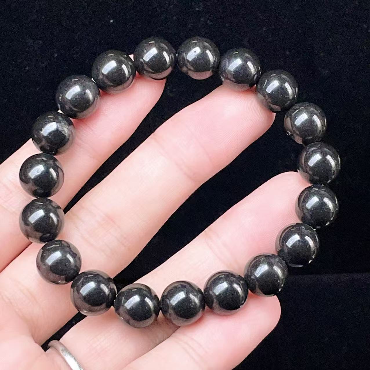 Yahoo! Yahoo!ショッピング(ヤフー ショッピング)PROME 天然石 一点物・シュンガイト・Shungite・ロシア産・ブレスレット  V54880