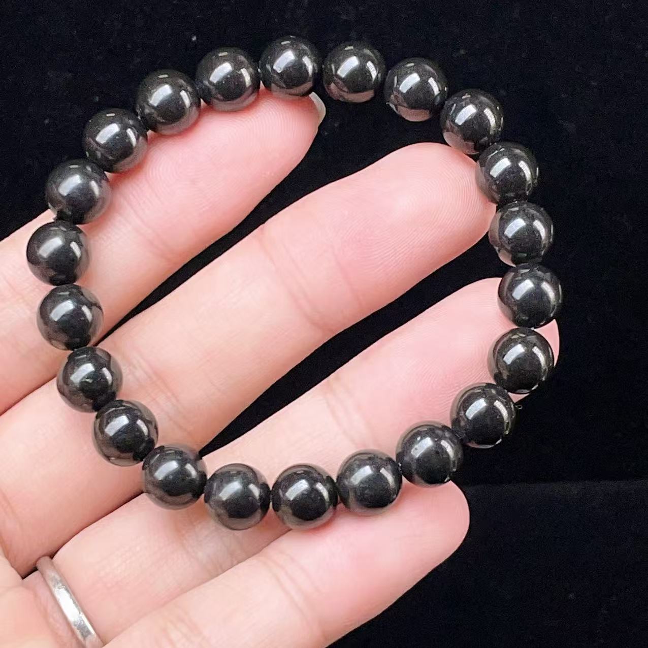 Yahoo! Yahoo!ショッピング(ヤフー ショッピング)PROME 天然石 一点物・シュンガイト・Shungite・ロシア産・ブレスレット  V54882