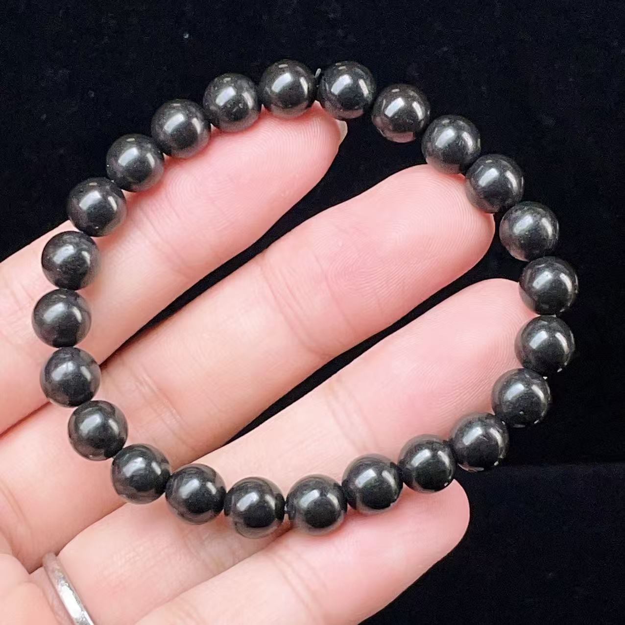 Yahoo! Yahoo!ショッピング(ヤフー ショッピング)PROME 天然石 一点物・シュンガイト・Shungite・ロシア産・ブレスレット  V54883