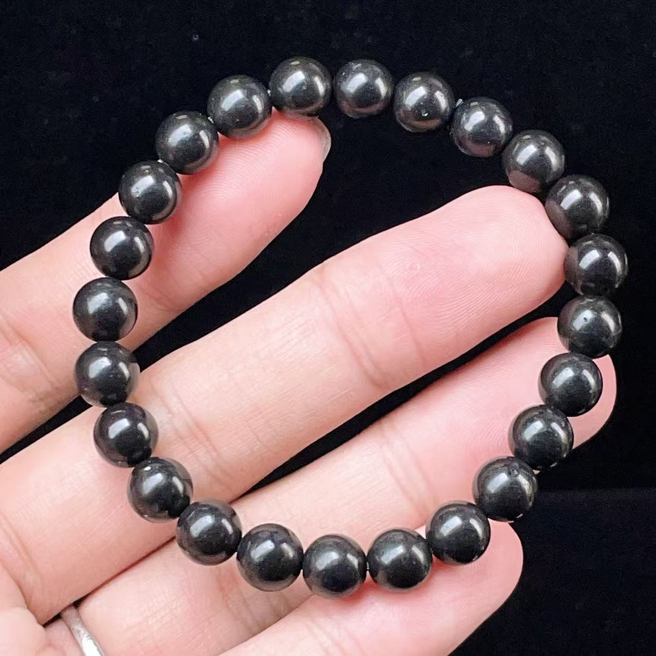 Yahoo! Yahoo!ショッピング(ヤフー ショッピング)PROME 天然石 一点物・シュンガイト・Shungite・ロシア産・ブレスレット  V54885