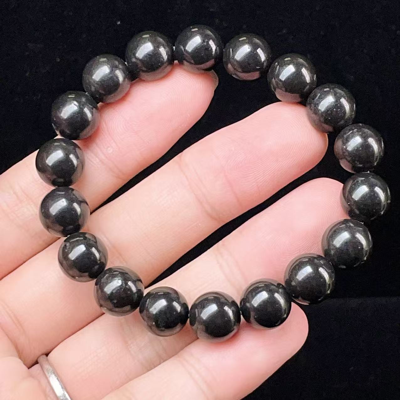 Yahoo! Yahoo!ショッピング(ヤフー ショッピング)PROME 天然石 一点物・シュンガイト・Shungite・ロシア産・ブレスレット  V54886