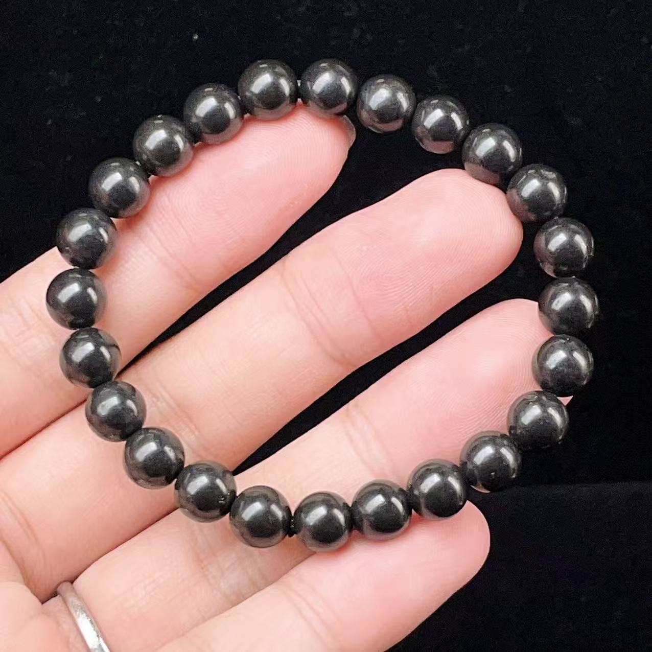 Yahoo! Yahoo!ショッピング(ヤフー ショッピング)PROME 天然石 一点物・シュンガイト・Shungite・ロシア産・ブレスレット  V54888