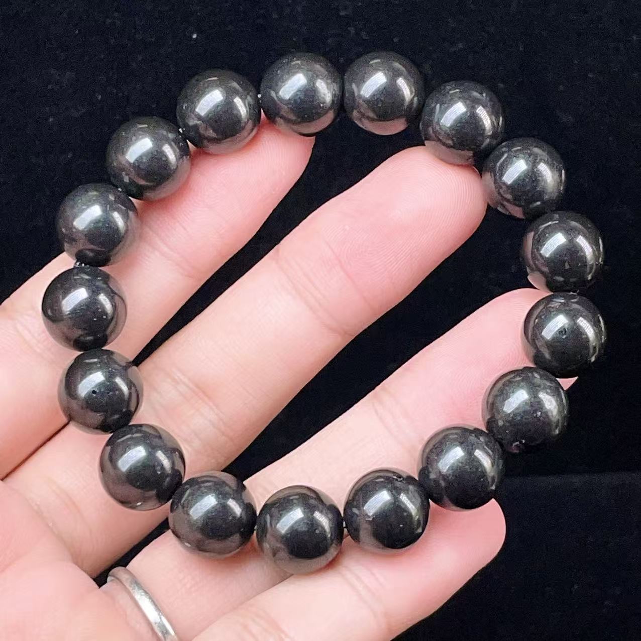 Yahoo! Yahoo!ショッピング(ヤフー ショッピング)PROME 天然石 一点物・シュンガイト・Shungite・ロシア産・ブレスレット  V54890