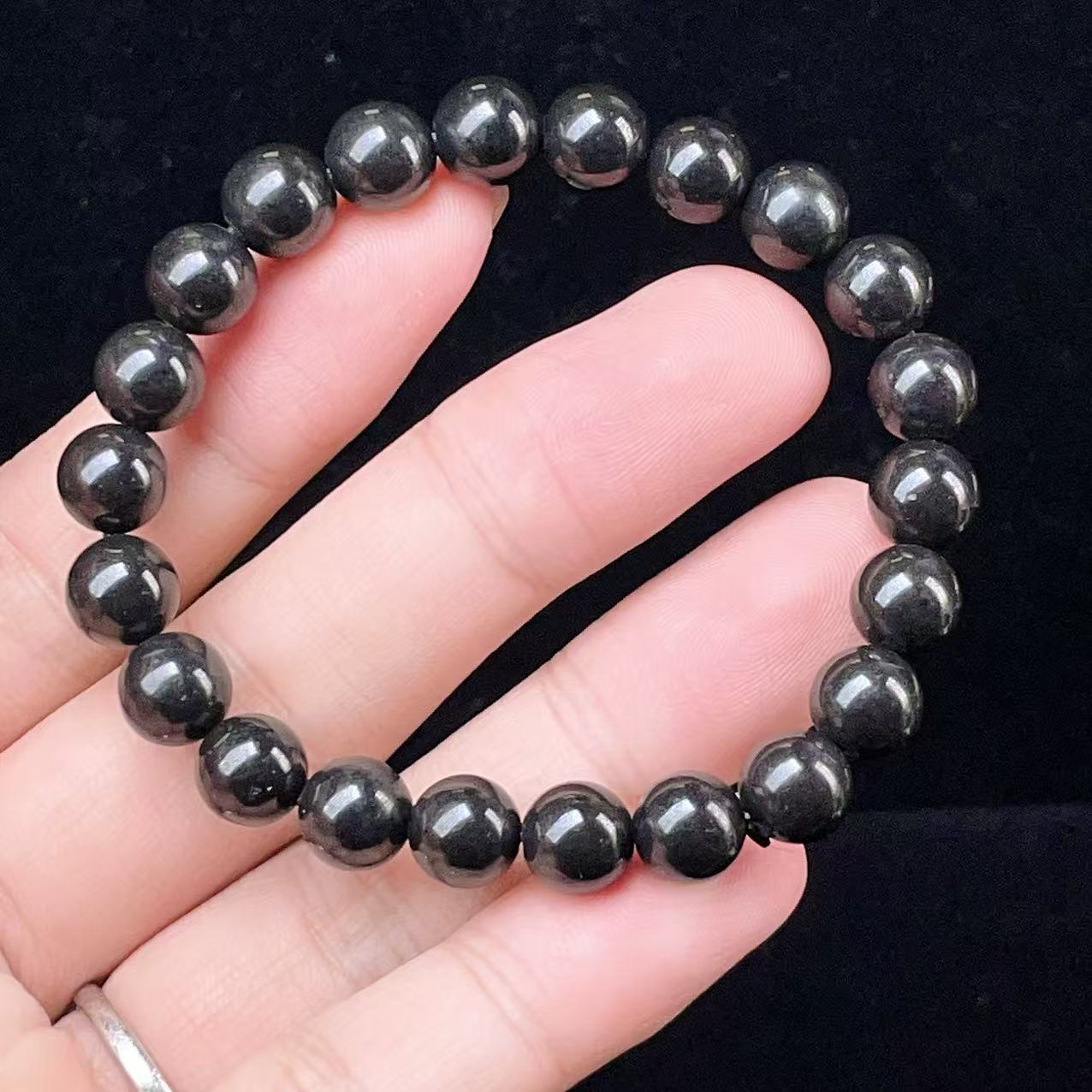 Yahoo! Yahoo!ショッピング(ヤフー ショッピング)PROME 天然石 一点物・シュンガイト・Shungite・ロシア産・ブレスレット  V54891