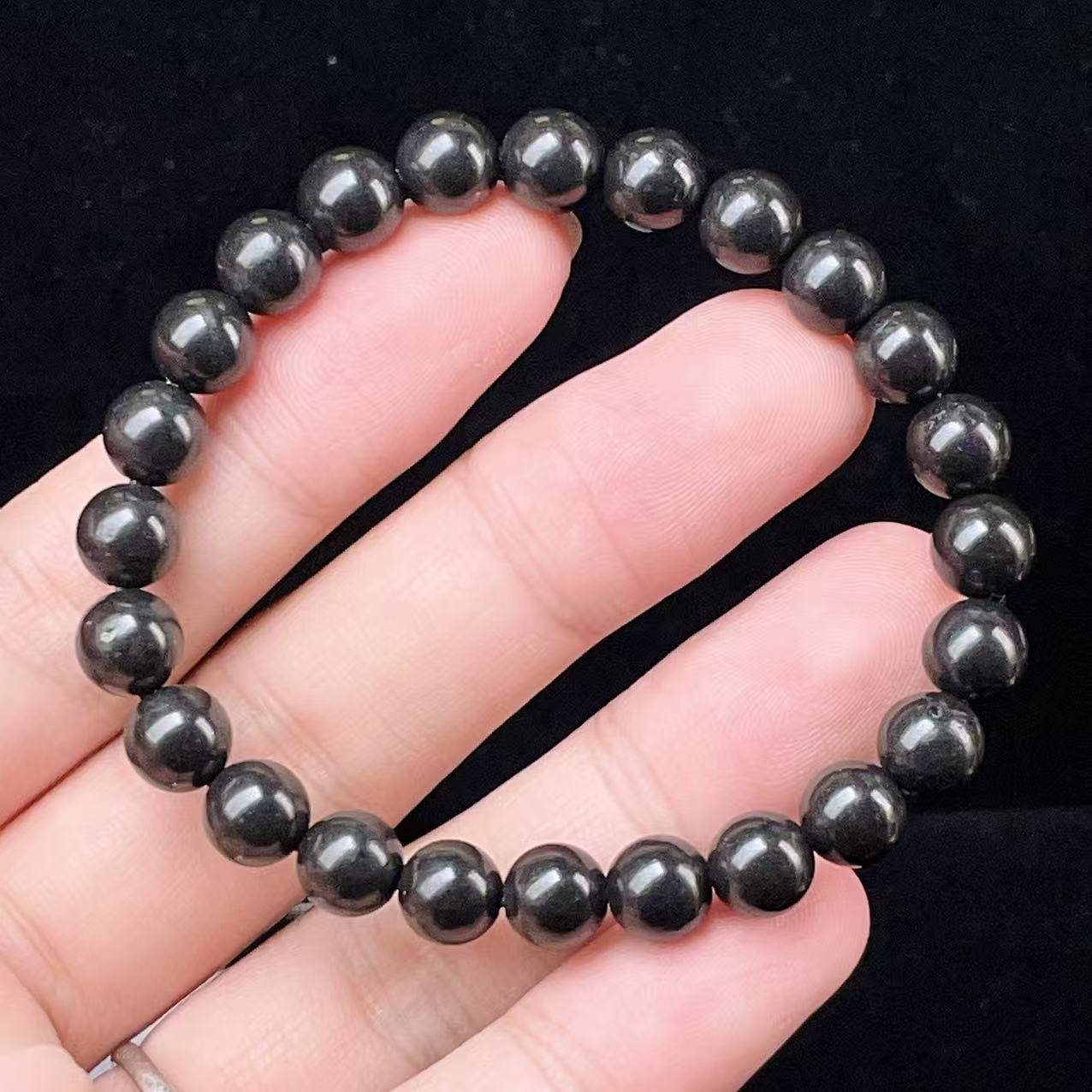 Yahoo! Yahoo!ショッピング(ヤフー ショッピング)PROME 天然石 一点物・シュンガイト・Shungite・ロシア産・ブレスレット  V54892