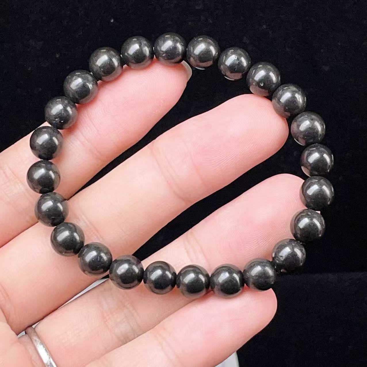 Yahoo! Yahoo!ショッピング(ヤフー ショッピング)PROME 天然石 一点物・シュンガイト・Shungite・ロシア産・ブレスレット  V54894