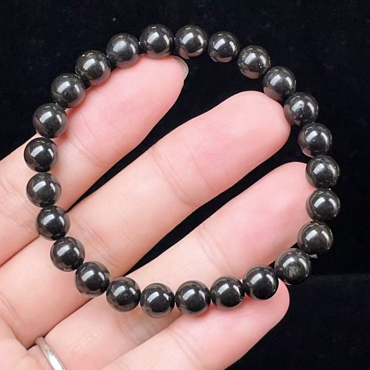 Yahoo! Yahoo!ショッピング(ヤフー ショッピング)PROME 天然石 一点物・シュンガイト・Shungite・ロシア産・ブレスレット  V54895