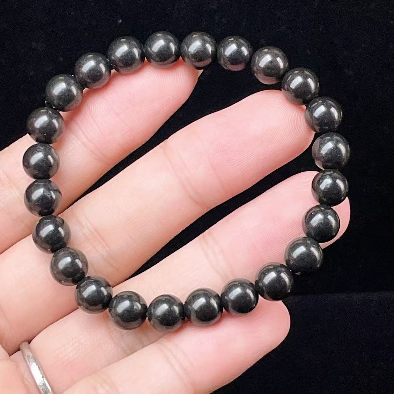 Yahoo! Yahoo!ショッピング(ヤフー ショッピング)PROME 天然石 一点物・シュンガイト・Shungite・ロシア産・ブレスレット  V54896