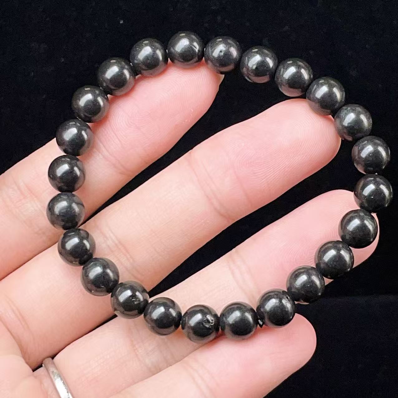 Yahoo! Yahoo!ショッピング(ヤフー ショッピング)PROME 天然石 一点物・シュンガイト・Shungite・ロシア産・ブレスレット  V54897