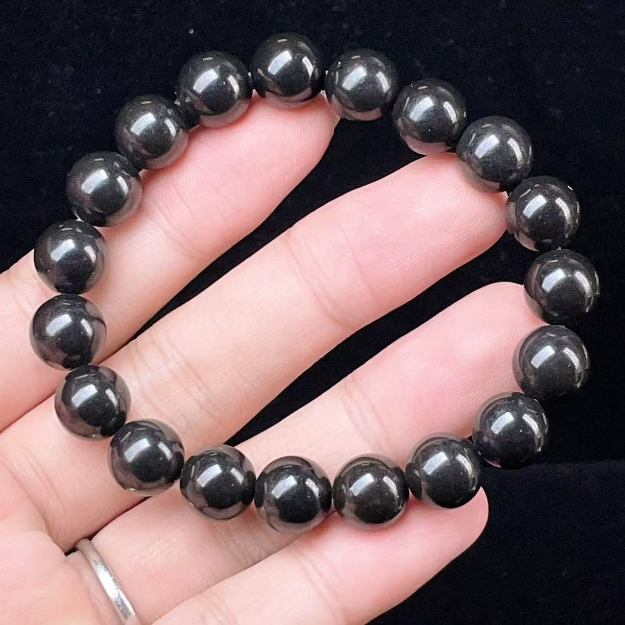 Yahoo! Yahoo!ショッピング(ヤフー ショッピング)PROME 天然石 一点物・シュンガイト・Shungite・ロシア産・ブレスレット  V54898