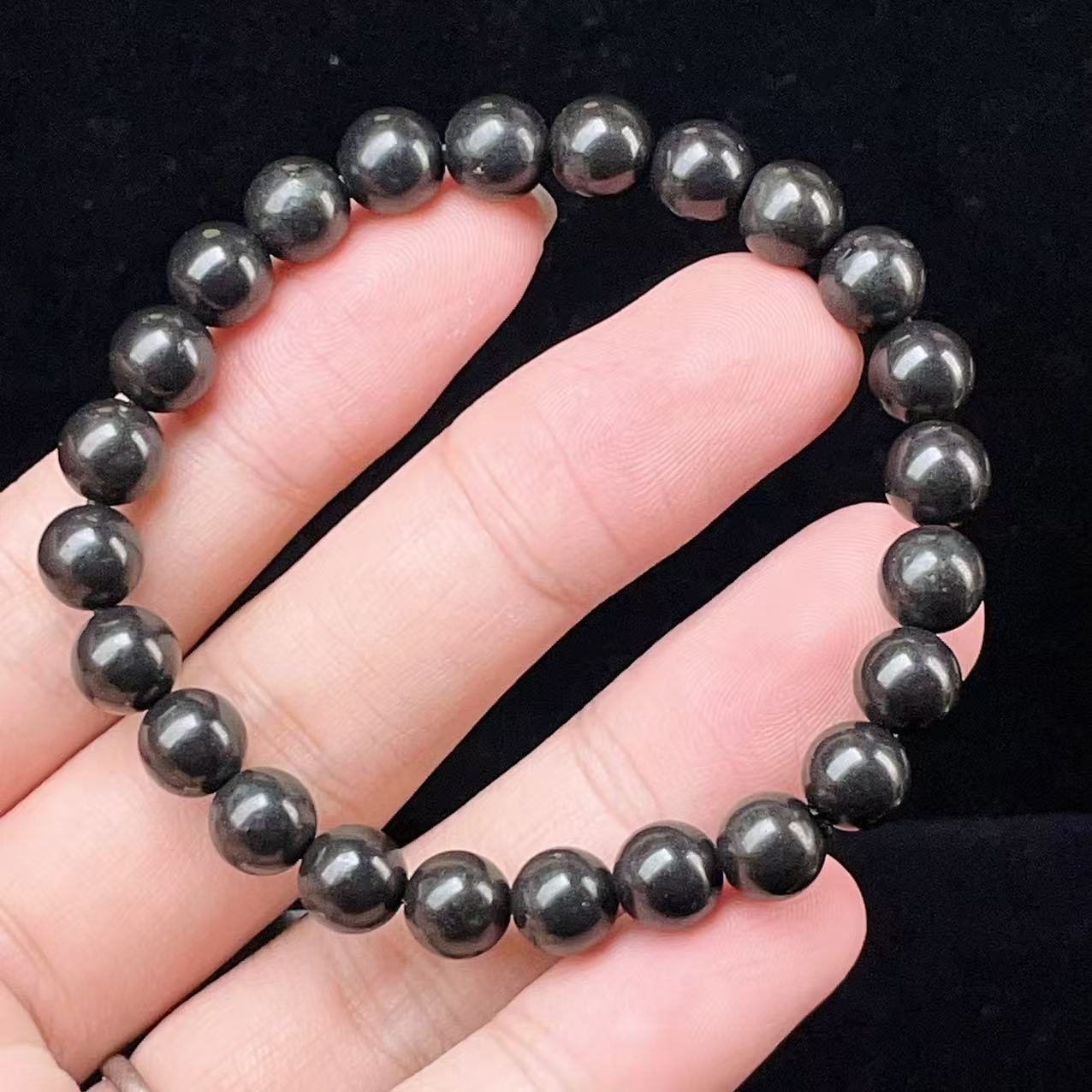 Yahoo! Yahoo!ショッピング(ヤフー ショッピング)PROME 天然石 一点物・シュンガイト・Shungite・ロシア産・ブレスレット  V54899