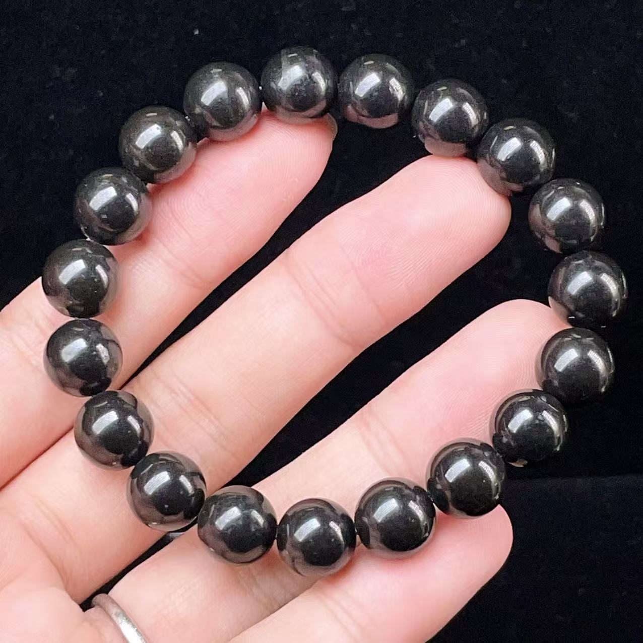 Yahoo! Yahoo!ショッピング(ヤフー ショッピング)PROME 天然石 一点物・シュンガイト・Shungite・ロシア産・ブレスレット  V54903