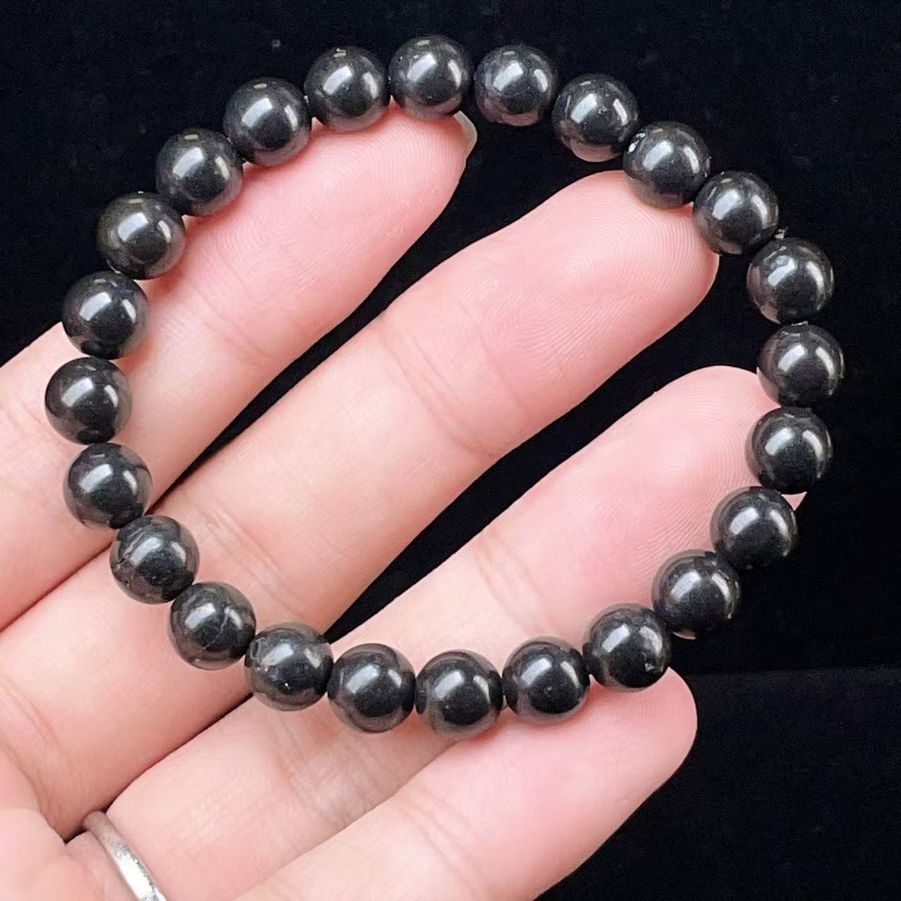 Yahoo! Yahoo!ショッピング(ヤフー ショッピング)PROME 天然石 一点物・シュンガイト・Shungite・ロシア産・ブレスレット  V54904