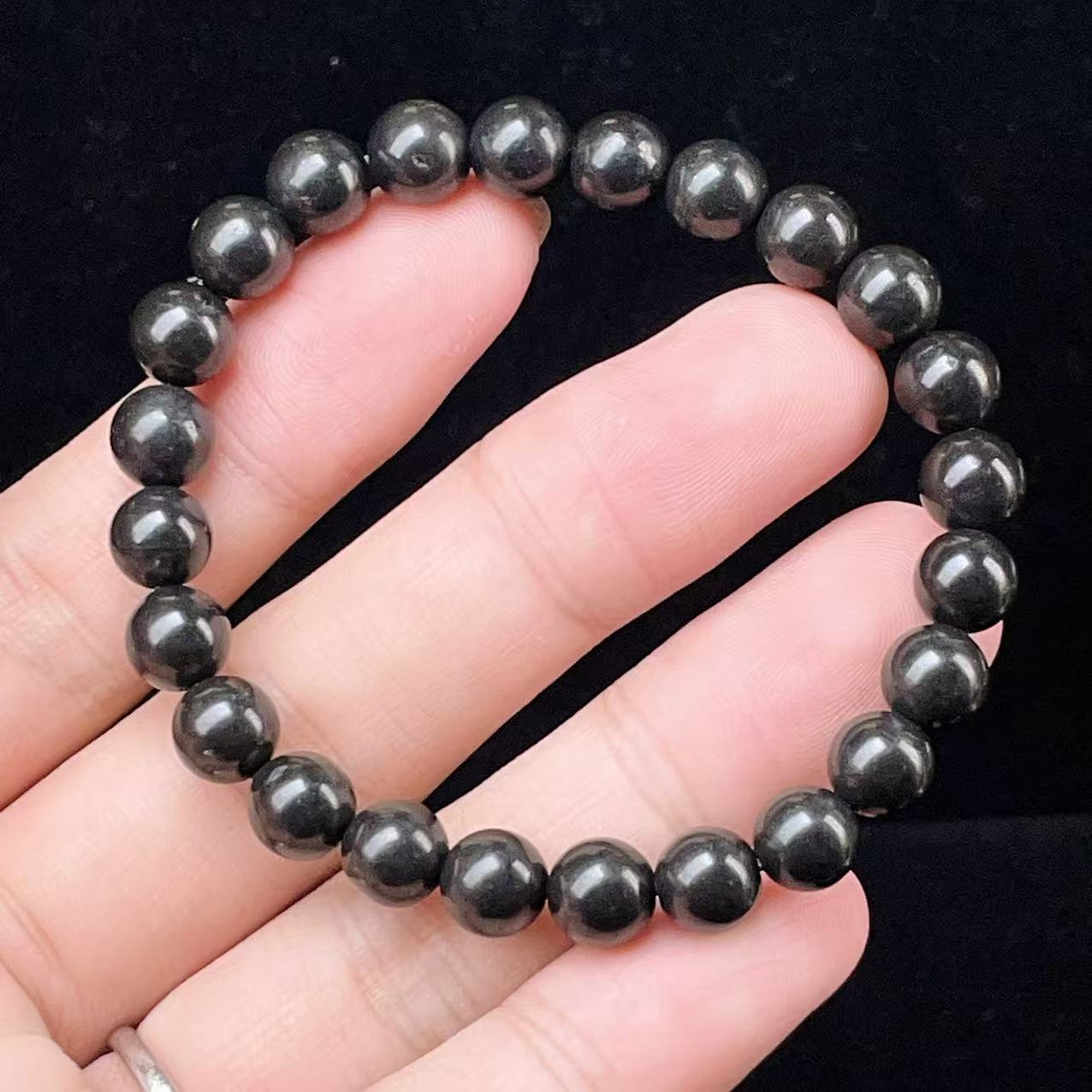 Yahoo! Yahoo!ショッピング(ヤフー ショッピング)PROME 天然石 一点物・シュンガイト・Shungite・ロシア産・ブレスレット  V54906