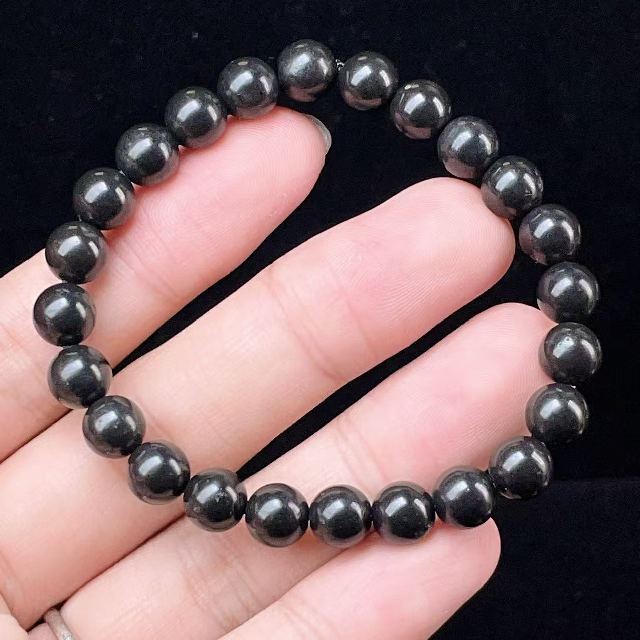 Yahoo! Yahoo!ショッピング(ヤフー ショッピング)PROME 天然石 一点物・シュンガイト・Shungite・ロシア産・ブレスレット  V54907