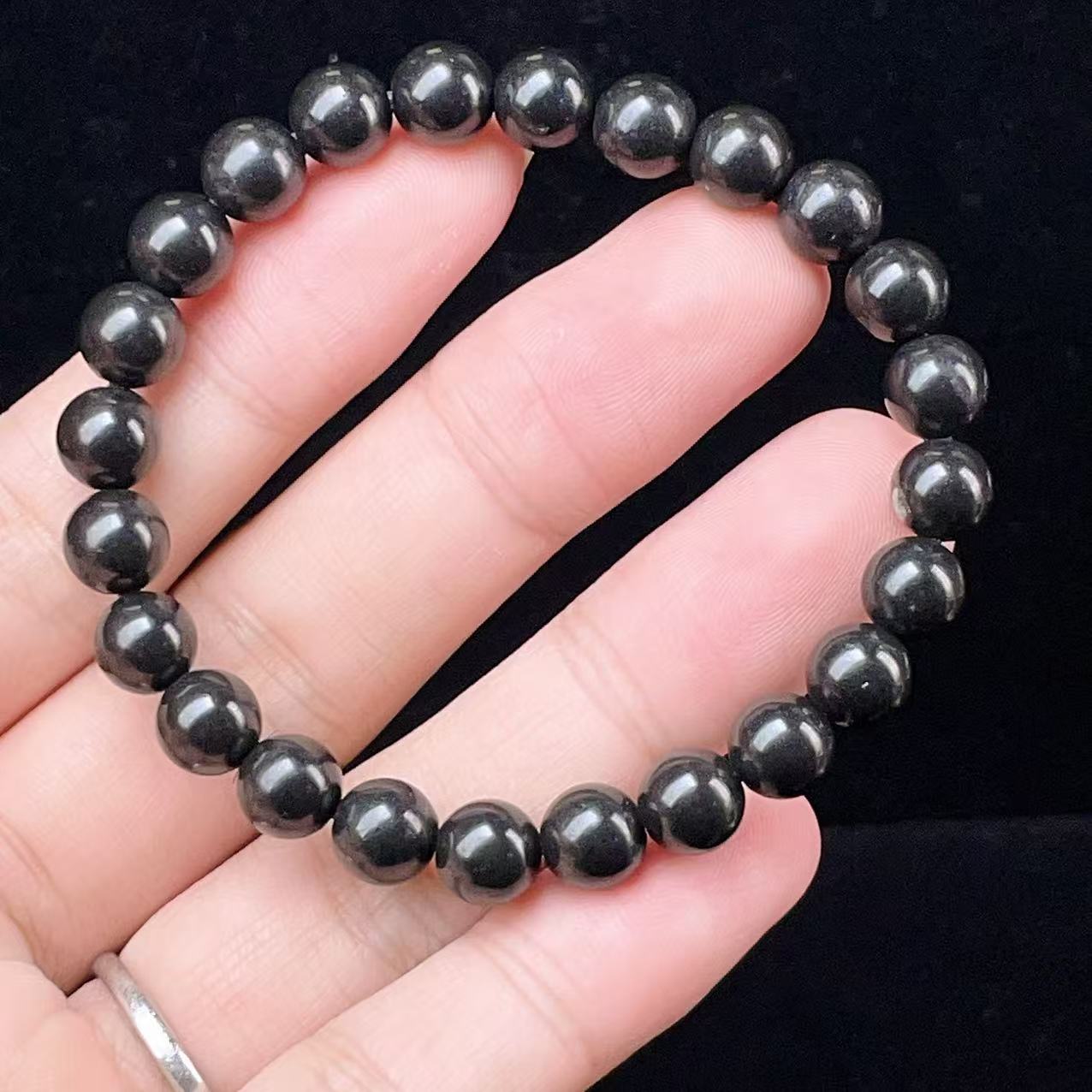 Yahoo! Yahoo!ショッピング(ヤフー ショッピング)PROME 天然石 一点物・シュンガイト・Shungite・ロシア産・ブレスレット  V54910