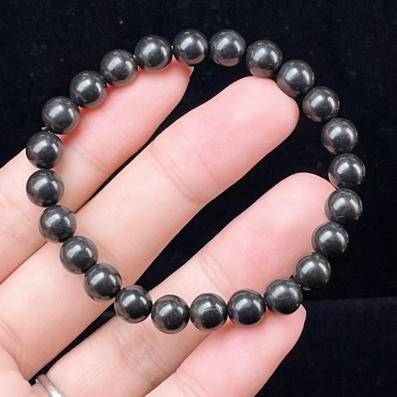 Yahoo! Yahoo!ショッピング(ヤフー ショッピング)PROME 天然石 一点物・シュンガイト・Shungite・ロシア産・ブレスレット  V54913