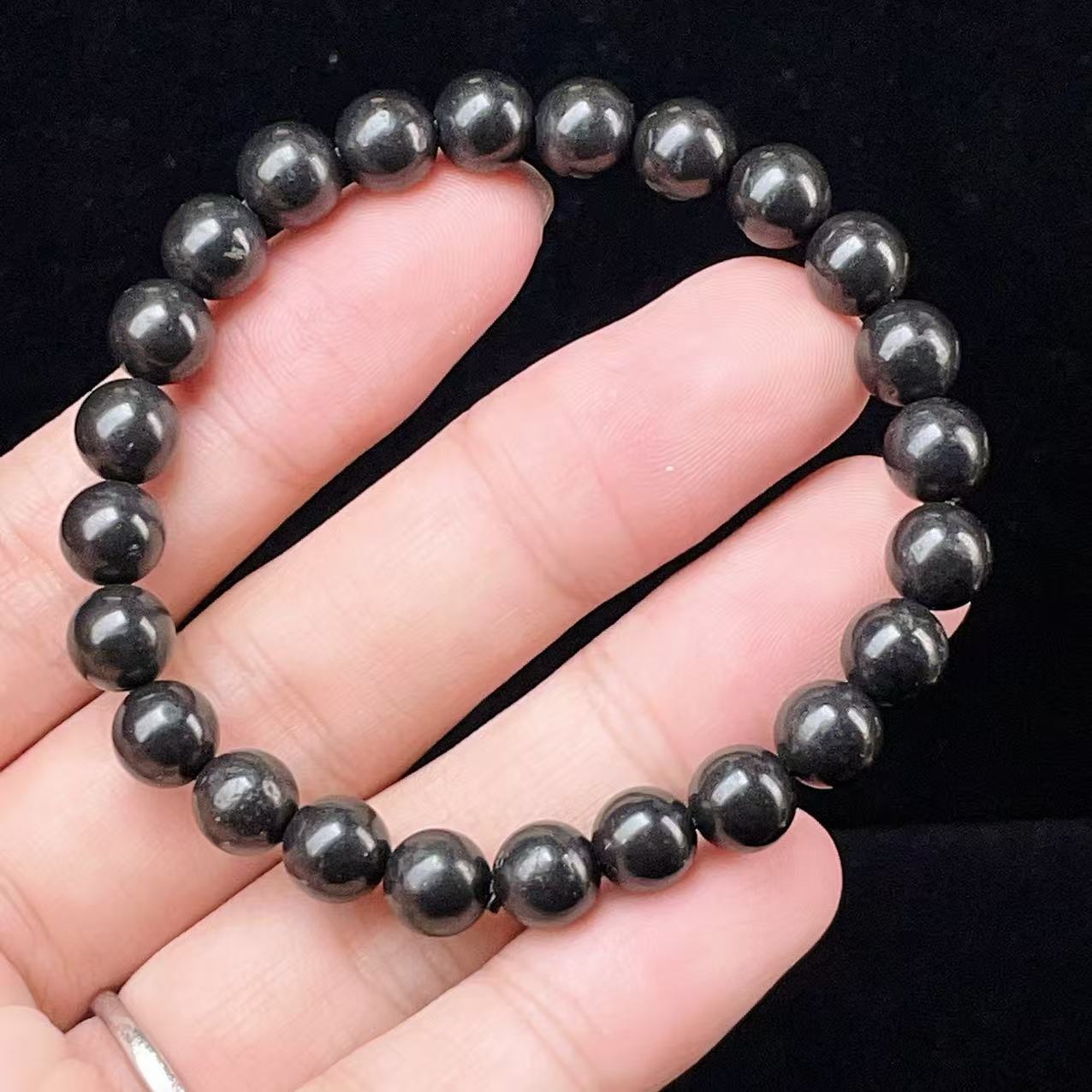 Yahoo! Yahoo!ショッピング(ヤフー ショッピング)PROME 天然石 一点物・シュンガイト・Shungite・ロシア産・ブレスレット  V54917