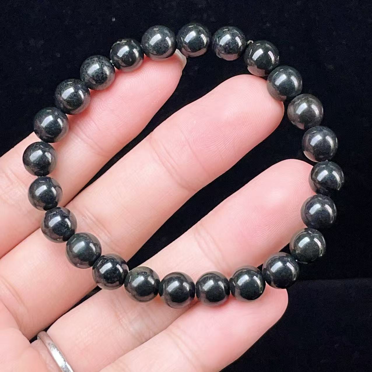 Yahoo! Yahoo!ショッピング(ヤフー ショッピング)PROME 天然石 一点物・シュンガイト・Shungite・ロシア産・ブレスレット  V54918