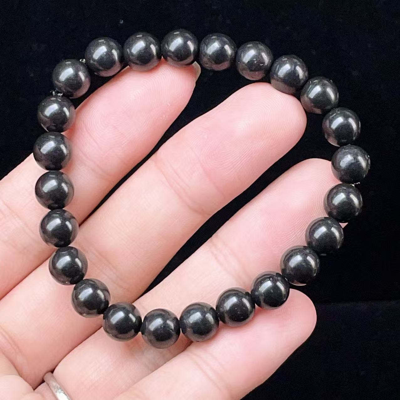Yahoo! Yahoo!ショッピング(ヤフー ショッピング)PROME 天然石 一点物・シュンガイト・Shungite・ロシア産・ブレスレット  V54919