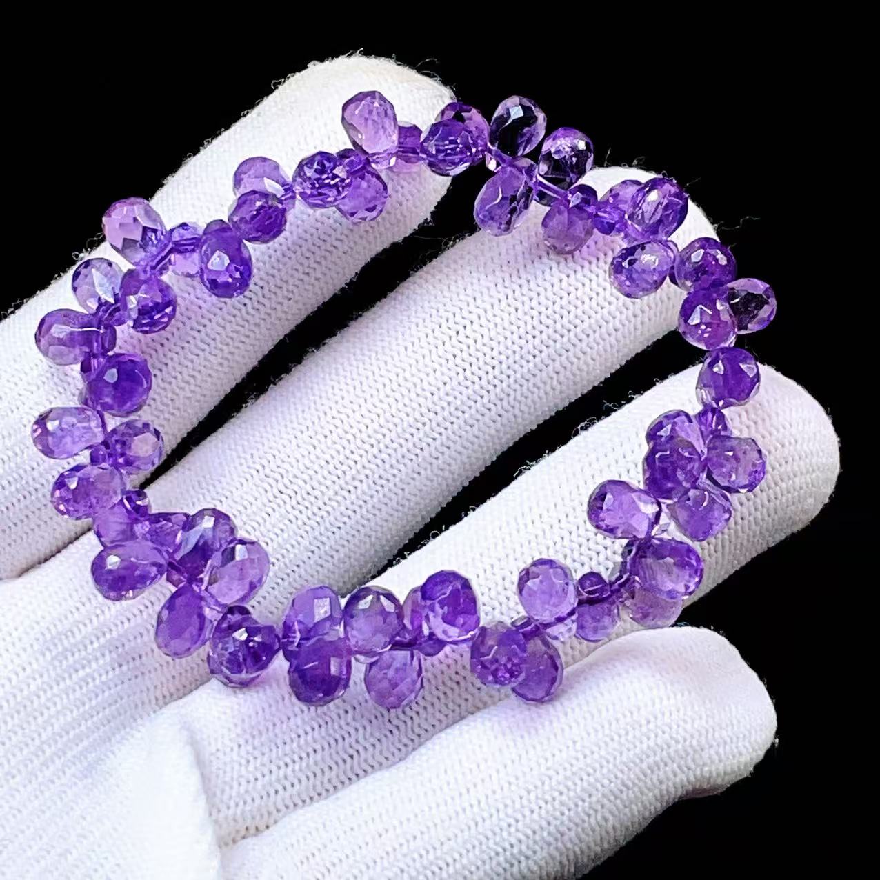 Yahoo! Yahoo!ショッピング(ヤフー ショッピング)PROME 天然石 一点物・高品質・特別仕様品・水滴型 ・再入荷不可・アメジスト・ブラジル産・ブレスレット・ V55388