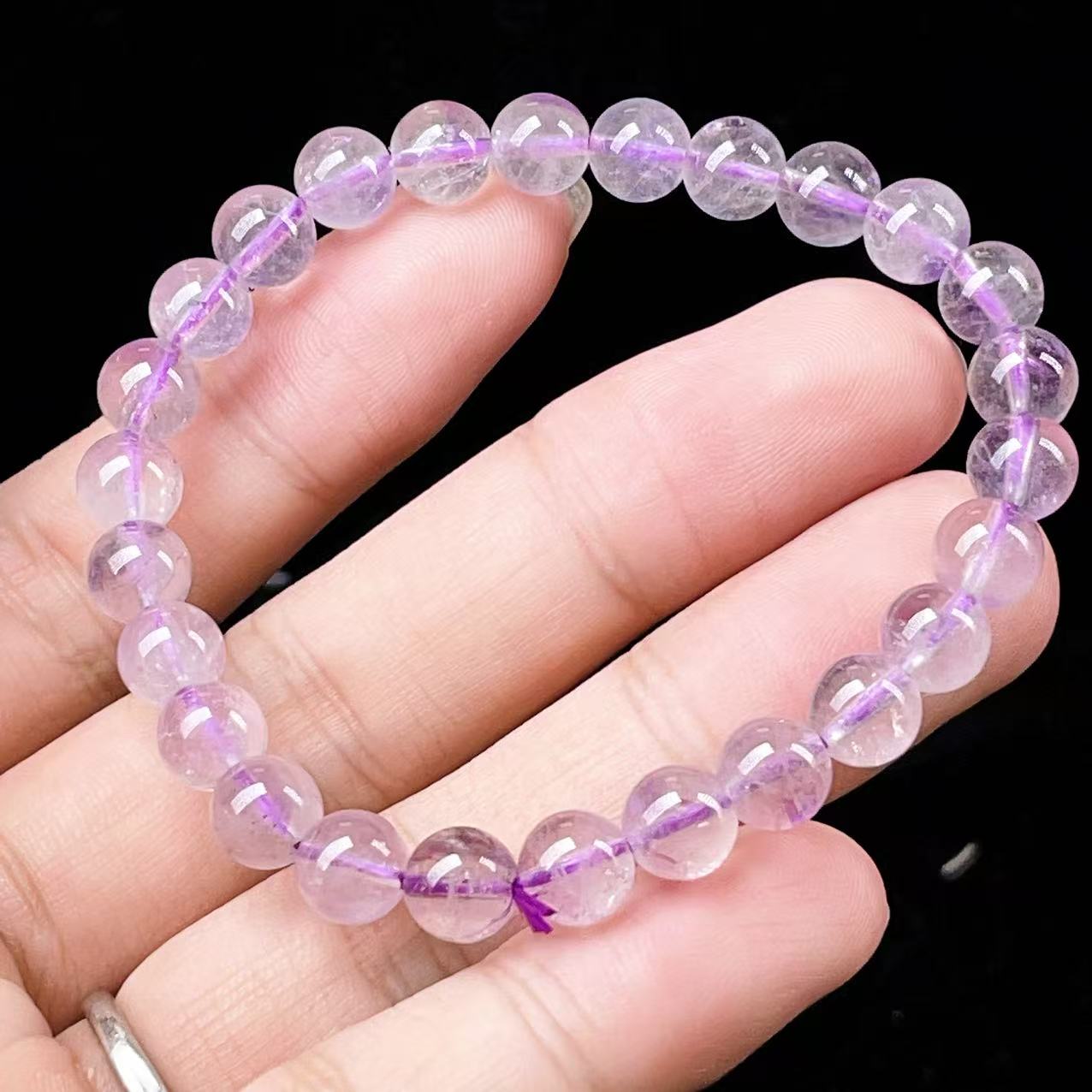 Yahoo! Yahoo!ショッピング(ヤフー ショッピング)PROME 天然石・高品質・希少鉱・再入荷困難・アメジストファントム・エレスチャルアメジスト・幻影紫水晶・ブラジル産・ブレスレット・v56149