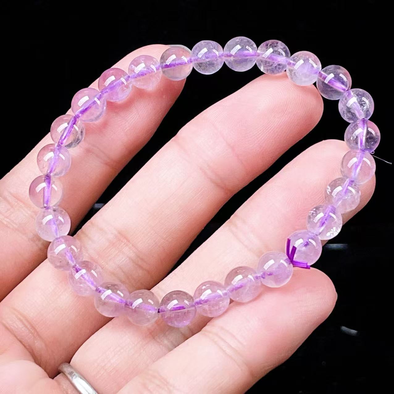 Yahoo! Yahoo!ショッピング(ヤフー ショッピング)PROME 天然石・高品質・希少鉱・再入荷困難・アメジストファントム・エレスチャルアメジスト・幻影紫水晶・ブラジル産・ブレスレット・v56171