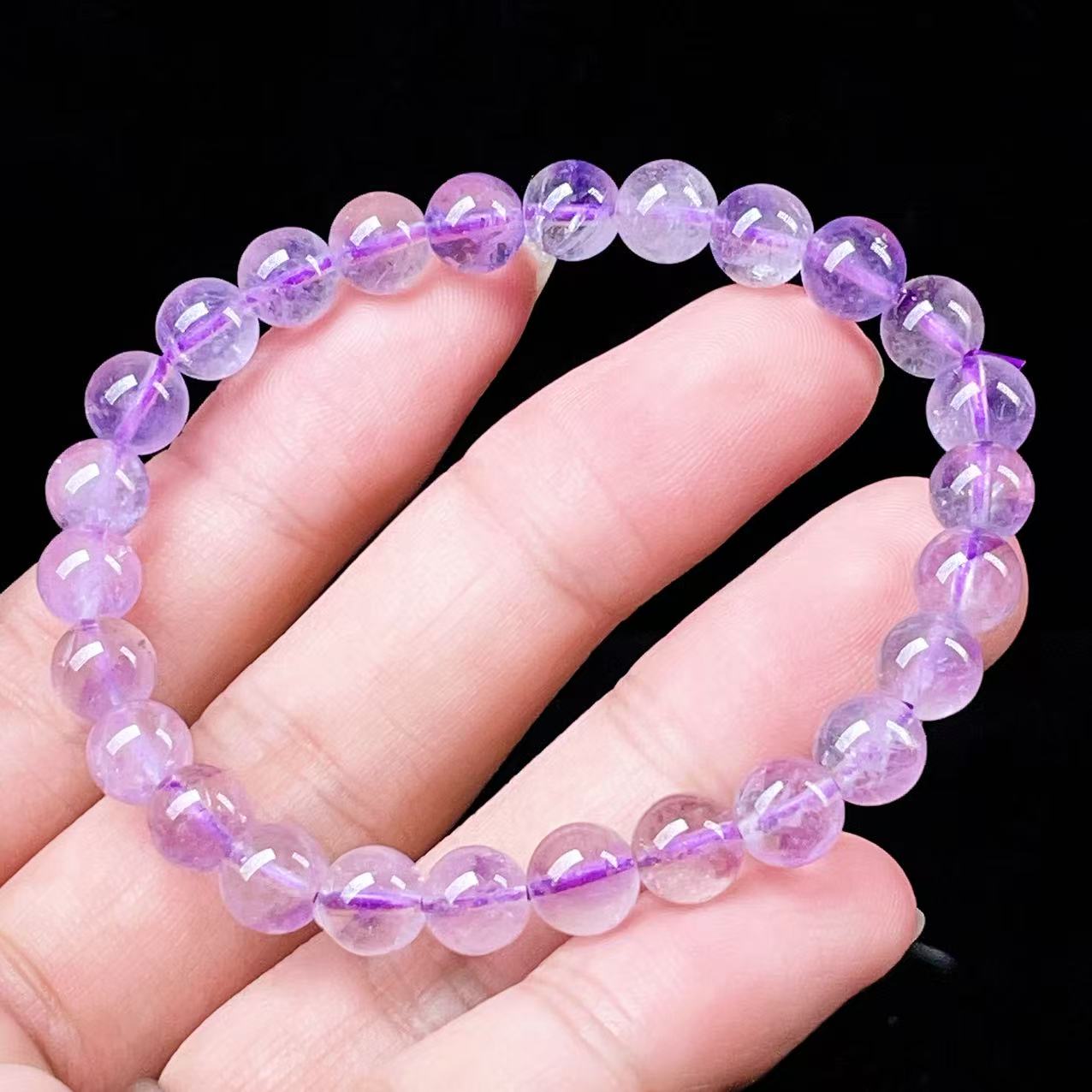 Yahoo! Yahoo!ショッピング(ヤフー ショッピング)PROME 天然石・高品質・希少鉱・再入荷困難・アメジストファントム・エレスチャルアメジスト・幻影紫水晶・ブラジル産・ブレスレット・v56184