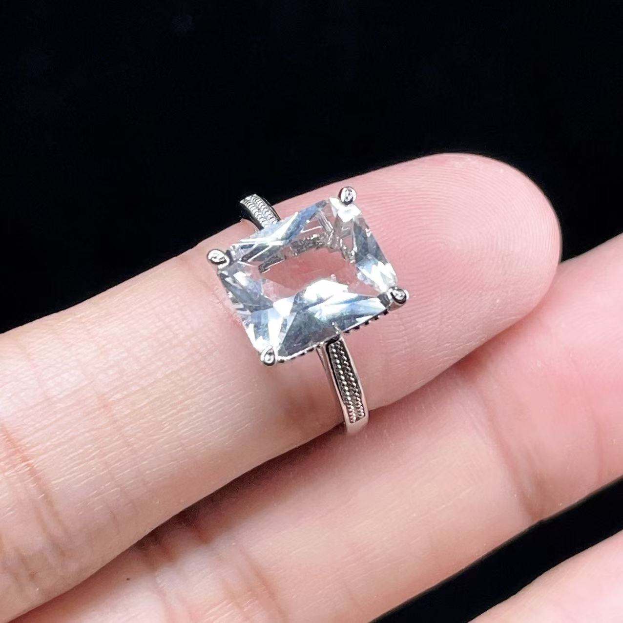 Yahoo! Yahoo!ショッピング(ヤフー ショッピング)PROME 天然石 一点物・特別仕様品・水晶・ブラジル産・SILVER925製・指輪・フリーサ イズ・シルバー・【金属アレルギー対応】・v56439