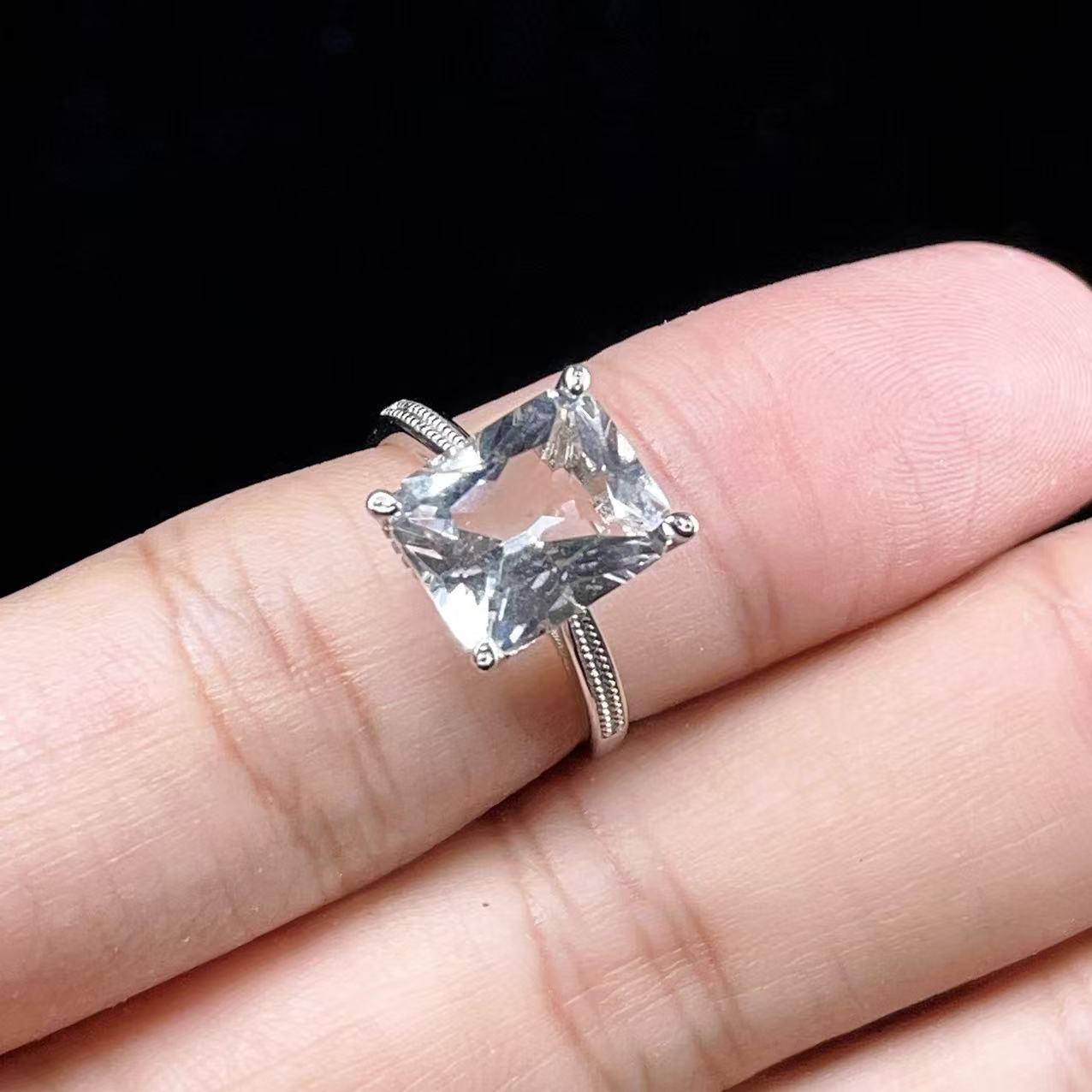 Yahoo! Yahoo!ショッピング(ヤフー ショッピング)PROME 天然石 一点物・特別仕様品・水晶・ブラジル産・SILVER925製・指輪・フリーサ イズ・シルバー・【金属アレルギー対応】・v56440