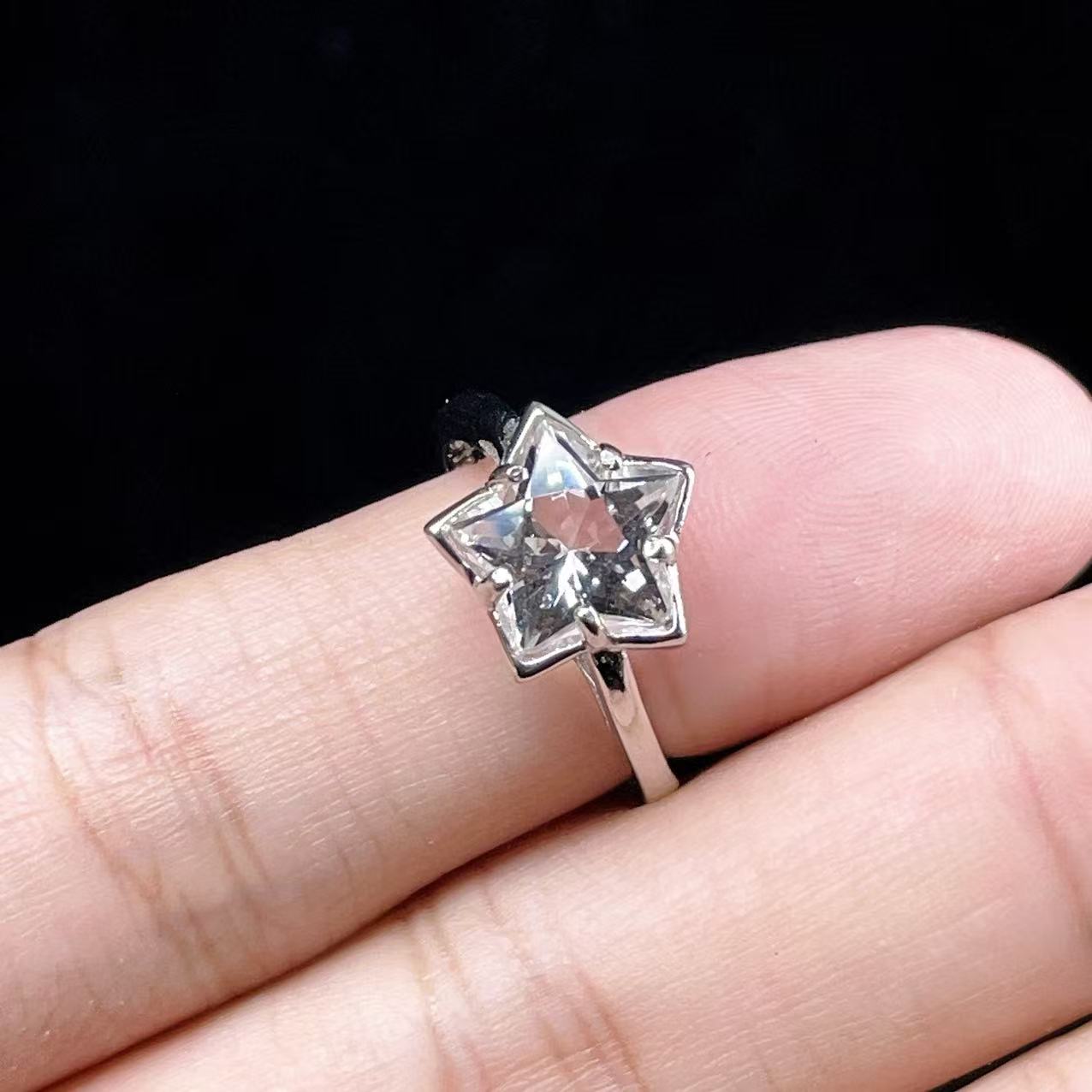 Yahoo! Yahoo!ショッピング(ヤフー ショッピング)PROME 天然石 一点物・特別仕様品・水晶・ブラジル産・SILVER925製・指輪・フリーサ イズ・シルバー・【金属アレルギー対応】・v56443